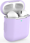 

Чехол силиконовый Eva для наушников Apple AirPods 1/2 - Фиолетовый (CBAP04PR)