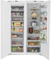 Встраиваемый холодильник Side by Side Scandilux SBSBI 524EZ (RBI 524EZ+FNBI 524E) панель ящика морозильной камеры холодильника минск атлант pn 774142100900