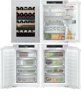 Встраиваемый холодильник Side by Side Liebherr IXRFWB 3960-20 001 BioFresh NoFrost встраиваемый двухкамерный холодильник liebherr icbc 5122 22 001 biofresh белый