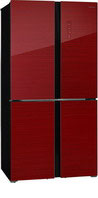холодильник hiberg rfq 500dx nfgr красный Многокамерный холодильник Hiberg RFQ-500DX NFGR inverter