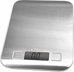Кухонные весы Sakura SA-6060SG, 5 кг, электронные, нержавеющая сталь/серый весы кухонные электронные sakura sa 6076m