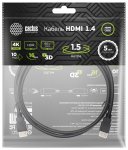 Кабель аудио-видео Cactus CS-HDMI.1.4-1.5 HDMI (m)/HDMI (m) 1.5м. позолоч.конт. черный цитофлавин амп 10мл 10 уп конт ячейковая