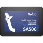 Накопитель SSD Netac 2.5 SA500 120 Гб SATA III NT01SA500-120-S3X накопитель ssd netac 2 5 n600s 128 гб sata iii nt01n600s 128g s3x