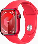 

Смарт-часы Apple Watch Series 9, A2980, 45мм, красный, Sport Band красный, M/L (MRXK3ZP/A)