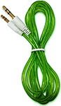 Кабель аудио CBR (Shine) Green, 1.5 м кабель gerffins аудио 3 5 мм 1 метр белый