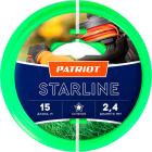 

Леска Patriot Starline D 2,4 мм L 15 м (звезда, зеленая)