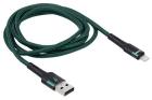 Кабель TFN USB - Lightning, нейлон, 1.2 м, зеленый (TFNTFN-С-ENV-AL1MGRN)