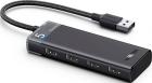 

Хаб Ugreen CM653 (15548) 4-Port USB-A, черный