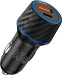 Автомобильное зарядное устройство TFN USB+TypeC QC/PD, 43W, черный (TFN-CCRPD15)