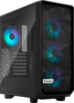 Компьютерный корпус Fractal Design Meshify 2 Compact Lite RGB TG Light Tint Black (FD-C-MEL2C-05)