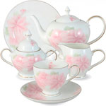 

Сервиз Emily ''Розовые цветы'' 21 пр 439-355