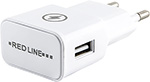 СЗУ Red Line 1 USB (модель NT-1A), 1A, и кабель 8pin для Apple, белый сетевое зарядное устройство 1usb 1a кабель apple lightning 8 pin 1 м белый prime line