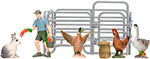 Набор фигурок животных Masai Mara ММ205-005 серии ''На ферме''