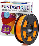 Пластик в катушке Funtastique PETG,1.75 мм,1 кг, цвет Оранжевый pla пластик в катушке funtastique pla 1kg wt pla 1 75 мм 1 кг белый