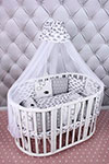 

Комплект в кроватку Amarobaby GOOD NIGHT белый 19 предметов