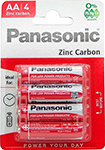 

Батарейки Panasonic R6 Zinc Carbon BL4 4шт