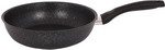 Сковорода Kukmara 26/6 см, с антипригарным покрытием (темный мрамор), с ручкой (смт262а)