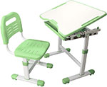 Комплект парта + стул трансформеры FunDesk Sole Green  221901