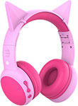 Беспроводные наушники Pero BH03 Pink, полноразмерные (PWH-BH03P) наушники pero ep16 голубая