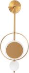 

Бра Arte Lamp A2604AP-7GO золото, Белый/золотистый