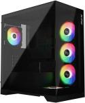 

Компьютерный корпус XPG INVADER X BLACK 5x120mm (INVADERXMT-BKCWW), Черный