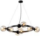 

Люстра подвесная Lussole Loft Fishers (LSP-8797), Черный/прозрачный
