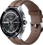 

Смарт-часы Xiaomi Watch 2 Pro 4G LTE, серебряный корпус с коричневым кожаным ремешком (BHR7210GL)