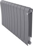 

Радиатор биметаллический Royal Thermo Infinity 500 Silver Satin VR80, 10 секций, Серебристый