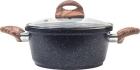 Кастрюля Panairo ECO induction с крышкой и ненагревающимися ручками, 3.3 л, индукция (ECO-KAS-3-BAC.wd-K.wd -I)