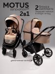 

Коляска детская 2 в 1 Amarobaby Motus V2, мокко (AB23-10MOTUSV2/53), Бежевый