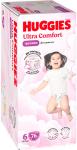 

Трусики-подгузники Huggies Ultra Comfort 6, 15-25 кг, 76 шт, Для девочек