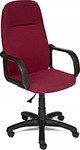 Офисное кресло  Tetchair LEADER (ткань, бордо, 2604)