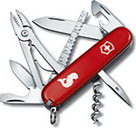

Нож перочинный Victorinox Angler 91 мм 19 функций красный