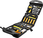 Универсальный набор инструмента для дома и авто в чемодане Deko DKMT165 (165 предметов) черно-желтый