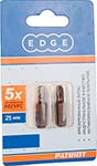 

Бита Patriot EDGE T25 длина 25 мм, 2шт в блистере