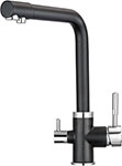 Кухонный смеситель Granula GR-2015 с краном для питьевой воды шварц кухонный смеситель granula gr 2088 невысокий с краном для питьевой воды арктик