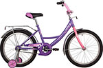 Велосипед Novatrack 20'' VECTOR фиолетовый, защита А-тип, тормоз нож., крылья и багажник хром. 203VECTOR.LC22 велосипед novatrack