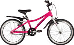

Велосипед Novatrack 20'' KATRINA алюм. розовый тормоз V-brake короткие крылья 207AKATRINA1V.PN22