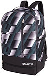 Рюкзак Staff STRIKE универсальный, 3 кармана, черно-серый, 45х27х12 см, 270784 рюкзак torber class x 15 6 t2743 yel черно желтый с орнаментом