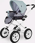 

Коляска детская Rant SIENA Classic (BartPlast) 08 серый-ментоловый