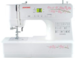 Швейная машина Janome 1030 MX белый/цветы швейная машина janome escape v17