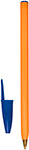Ручка шариковая Staff Basic Orange BP-01, синяя, КОМПЛЕКТ 50 штук, 05 мм, (880408) ручка шариковая staff everyday bp 247 orange синяя комплект 50 штук 05 мм 880158