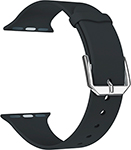 фото Ремешок для часов lyambda для apple watch 42/44 mm alcor ds-aps08c-44-bk black