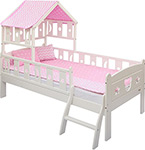 

Детская кроватка Giovanni, DOMMY White/PINK GB2020-02 160*80 см