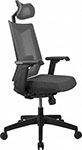 фото Кресло riva chair t27h серая ткань (sti-01)/серая сетка btc-06