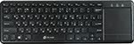 Беспроводная клавиатура Oklick 830ST черный клавиатура беспроводная с тачпадом oklick 830st wireless usb 1011937