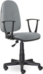 Кресло Brabix ''Prestige Start MG-312'', эргономичная спинка, ткань, серое, 531923 кресло офисное brabix praktik ex 279 ткань кожзам серое 532018