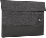 Чехол Rivacase для MacBook Pro/MacBook Air 13 черный 8802 black melange рюкзак brauberg универсальный сити формат black melange с защитой от влаги 43х30х17 см 228841