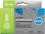 Картридж струйный Cactus (CS-CN046) для HP OfficeJet 8100/ 8600, голубой тонер для лазерного принтера cactus cs tkycuc 100 голубой совместимый