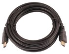 Кабель аудио-видео NONAME LAZSO WH-111 HDMI (m)/HDMI (m) 3м. позолоч.конт. черный (WH-111(3M)) кабель hdmi 30м lazso wh 111 круглый черный